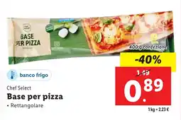 Lidl Chef Select Base per pizza offerta