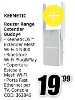 MediaWorld KEENETIC Router Range Extender Buddy4 offerta