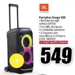 MediaWorld JBL Partybox Stage 320 offerta