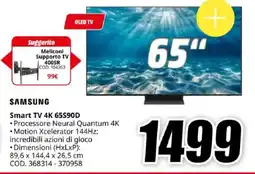 MediaWorld SAMSUNG Smart TV 4K 65S90D offerta