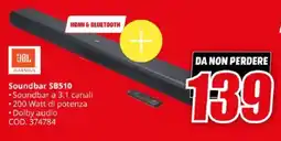 MediaWorld JBL Soundbar SB510 offerta