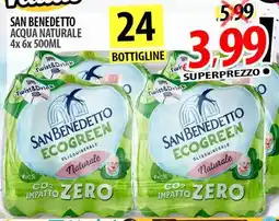 Il Genio Supermercato San benedetto acqua naturale offerta