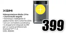 MediaWorld XGIMI Videoproiettore MoGo 2 Pro + Stand multi-angolo offerta