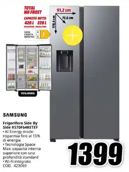 MediaWorld SAMSUNG Frigorifero Side By Side RS70F64KETEF offerta