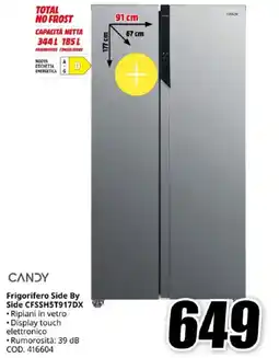 MediaWorld CANDY Frigorifero Side By Side CFSSH5T917DX offerta
