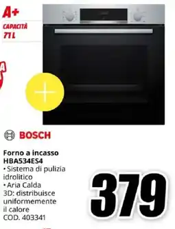 MediaWorld BOSCH Forno a incasso HBA534ES4 offerta