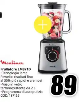 MediaWorld Moulinex Frullatore LM871D offerta