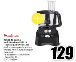 MediaWorld Moulinex Robot da cucina multifunzione FP8218 offerta