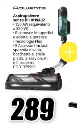 MediaWorld Rowenta Aspirapolvere senza fili RH9A32 offerta
