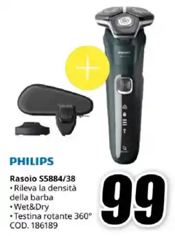 MediaWorld PHILIPS Rasoio S5884/38 offerta
