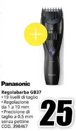 MediaWorld Panasonic Regolabarba GB37 offerta