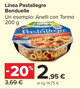 Carrefour Market Bonduelle Linea Pastallegre offerta