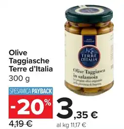 Carrefour Market Terre d'Italia Olive Taggiasche offerta