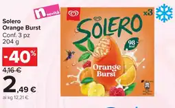 Carrefour Market Solero Orange Burst offerta