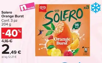 Carrefour Market Solero Orange Burst offerta