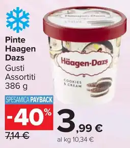 Carrefour Market Häagen-Dazs Pinte offerta