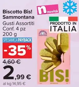 Carrefour Market Sammontana Biscotto Bis! offerta