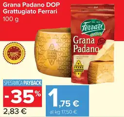 Carrefour Market Ferrari Grana Padano DOP Grattugiato offerta