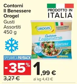 Carrefour Market Orogel Contorni Il Benessere offerta