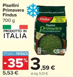 Carrefour Market Findus Pisellini Primavera offerta