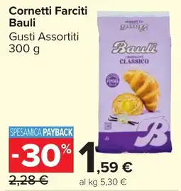 Carrefour Market Bauli Cornetti Farciti offerta
