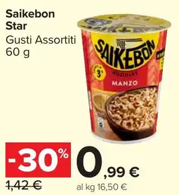 Carrefour Market Star Saikebon offerta