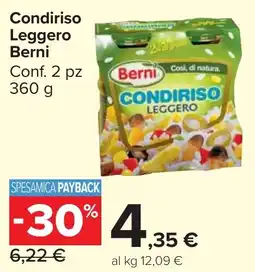 Carrefour Market Berni Condiriso Leggero offerta