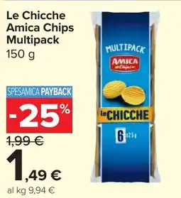 Carrefour Market Le Chicche Amica Chips Multipack offerta