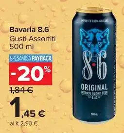 Carrefour Market Bavaria 8.6 Gusti Assortiti offerta