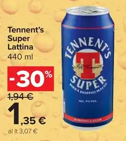 Carrefour Market Tennent's Super Lattina offerta
