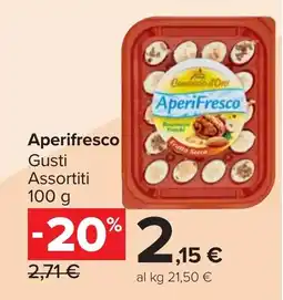 Carrefour Market Camoscio d'Oro Aperifresco offerta