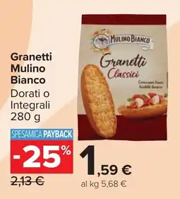 Carrefour Market Mulino Bianco Granetti offerta