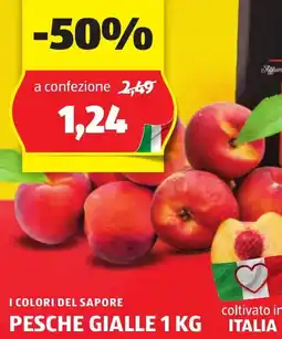 ALDI I colori del sapore pesche gialle offerta
