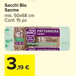 Carrefour Market Sacme Sacchi Bio offerta