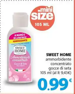 Famila SWEET HOME ammorbidente concentrato gocce di seta offerta