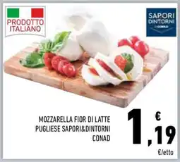Conad Mozzarella Fior di Latte Pugliese Sapori&Dintorni Conad offerta