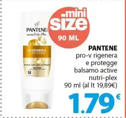 Famila PANTENE pro-v rigenera e protegge balsamo active nutri-plex offerta