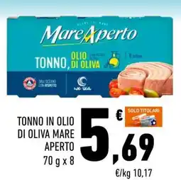 Conad TONNO IN OLIO DI OLIVA MARE APERTO offerta
