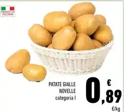 Conad PATATE GIALLE NOVELLE offerta
