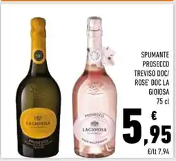 Conad Spumante Prosecco Treviso DOC/Rosé DOC La Gioiosa offerta