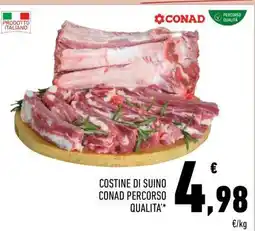 Conad COSTINE DI SUINO CONAD PERCORSO QUALITÀ offerta