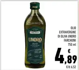 Conad Olio Extravergine di Oliva Unoro Farchioni offerta