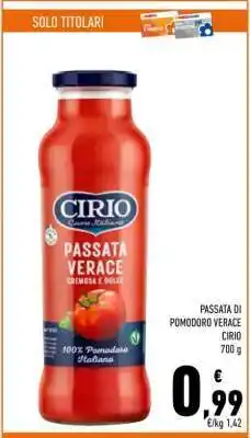 Conad Passata di Pomodoro Verace Cirio offerta