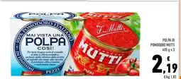 Conad POLPA DI POMODORO MUTTI offerta