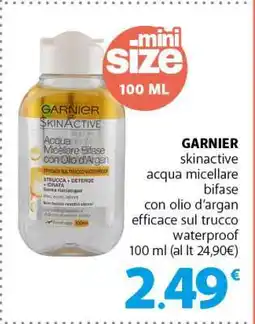 Famila GARNIER SKINACTIVE ACQUA MICELLARE BIFASE offerta