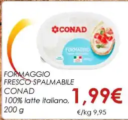 Conad Formaggio fresco spalmabile CONAD offerta