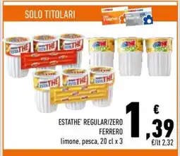 Conad ESTATHE' REGULAR/ZERO FERRERO offerta