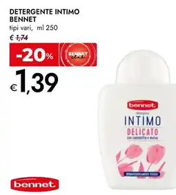 Bennet Bennet detergente intimo tipi vari, offerta