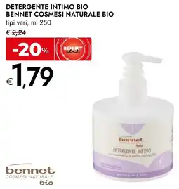 Bennet Bennet detergente intimo bio cosmesi naturale bio tipi vari, offerta