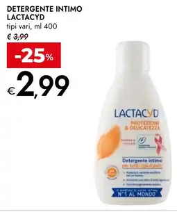 Bennet Lactacyd detergente intimo tipi vari offerta